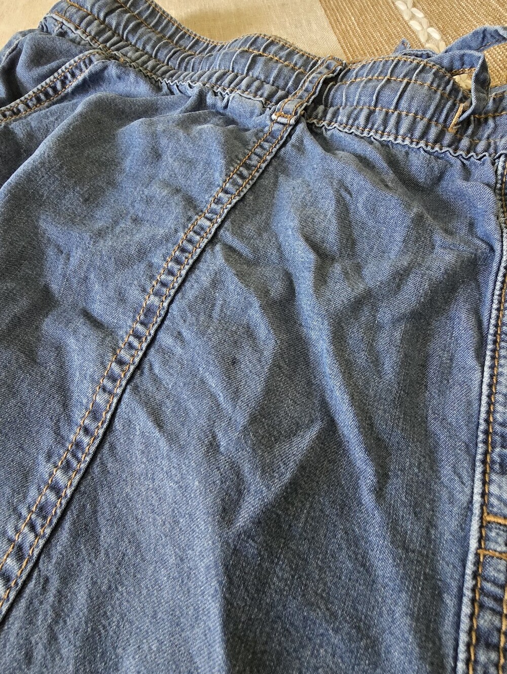 Torrid Pull On Lightweight Denim Jeans Size 3R High Rise Chambray Plus Size 3X - Picture 11 of 13
